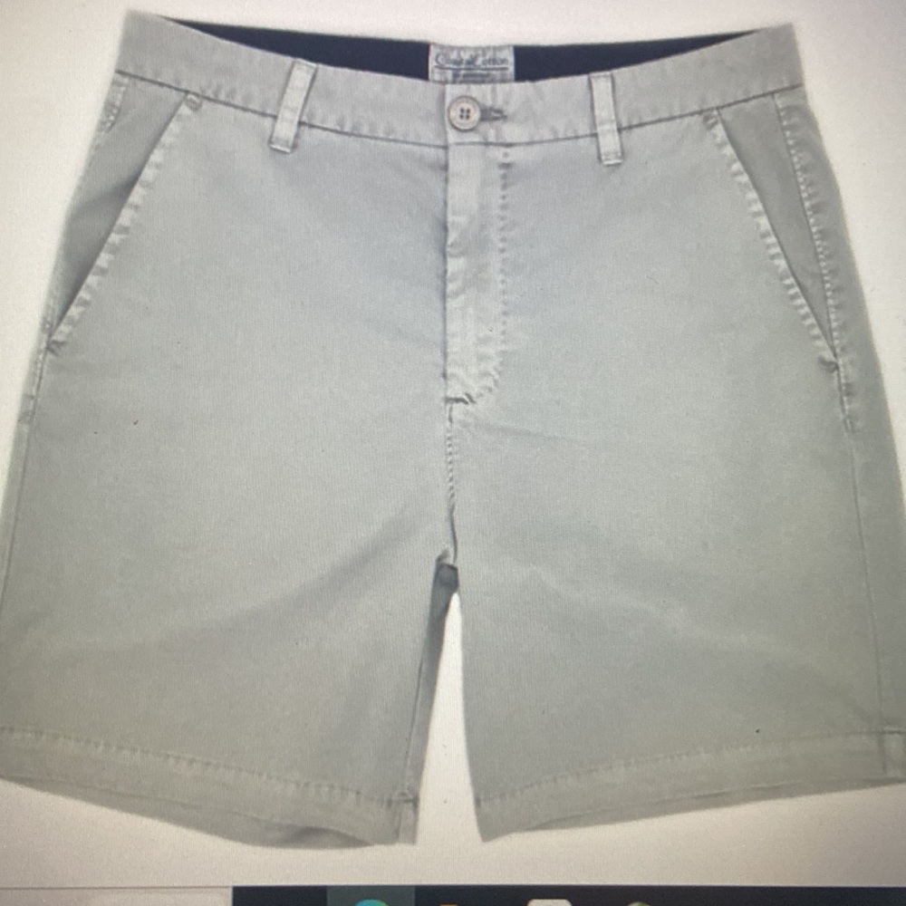 Coastal cotton men’s shorts- gray color